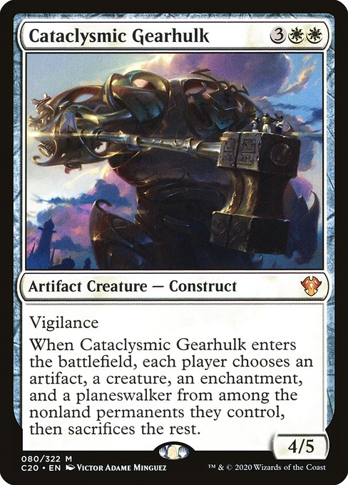 Cataclysmic Gearhulk from Commander 2020