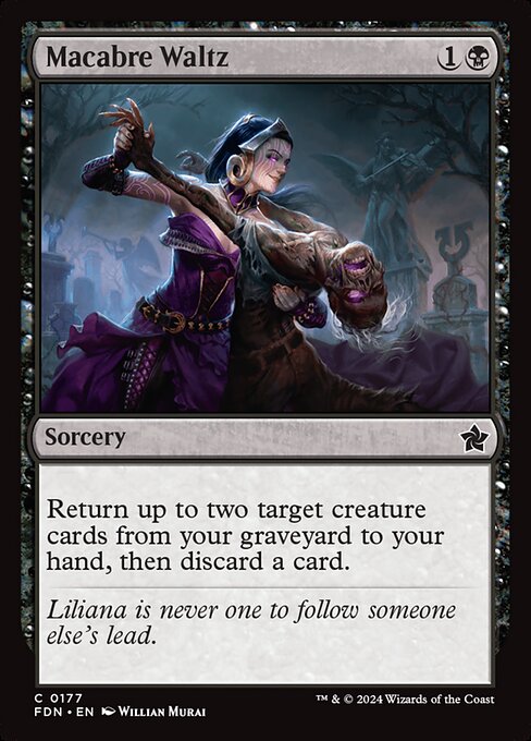 Macabre Waltz highlighted card art