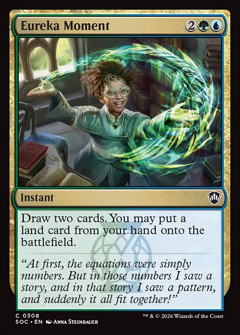 Eureka Moment from Secrets of Strixhaven Commander