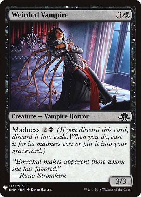 Weirded Vampire from The List