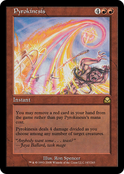 Pyrokinesis from Masters Edition II