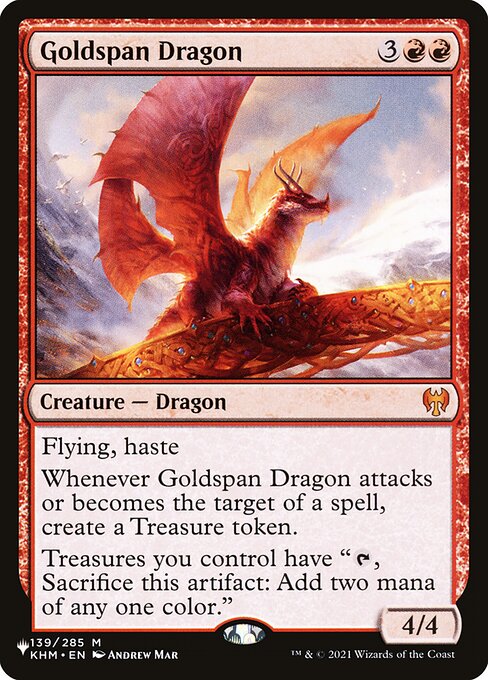Goldspan Dragon from The List