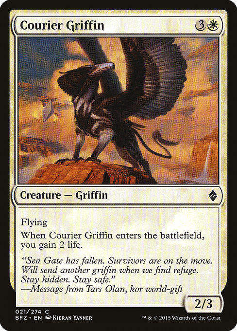 Courier Griffin highlighted card art