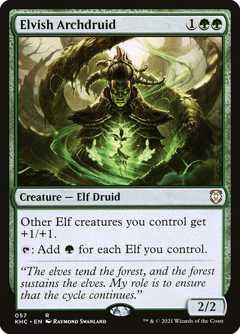 Elvish Archdruid from Kaldheim Commander