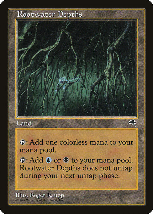 Rootwater Depths from Tempest
