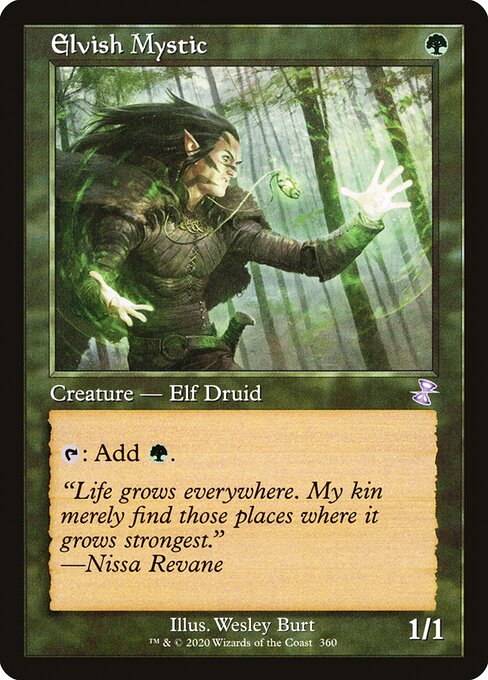 Elvish Mystic from Time Spiral Remastered