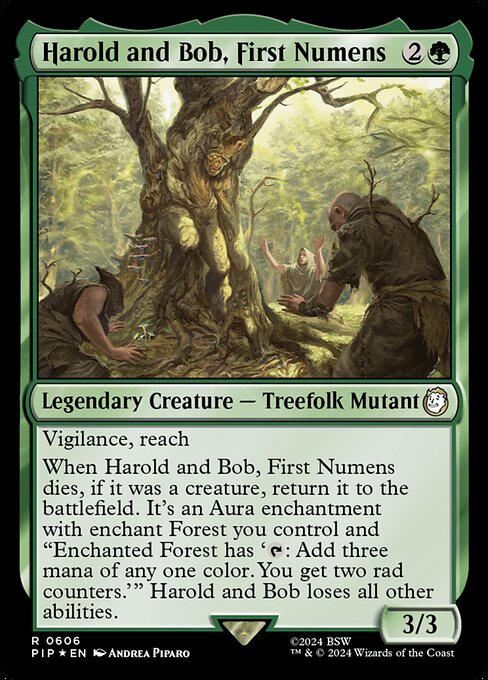 Harold and Bob, First Numens highlighted card art