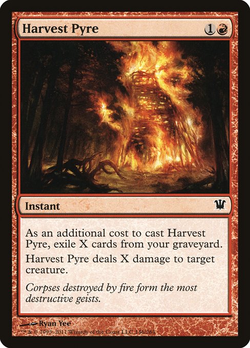 Harvest Pyre highlighted card art