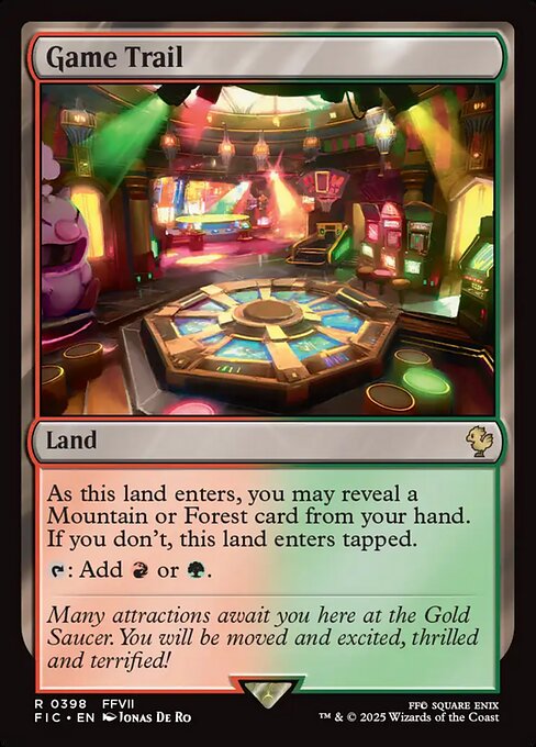 Game Trail highlighted card art