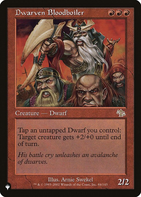 Dwarven Bloodboiler highlighted card art