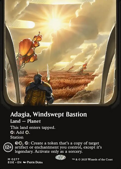 Adagia, Windswept Bastion highlighted card art