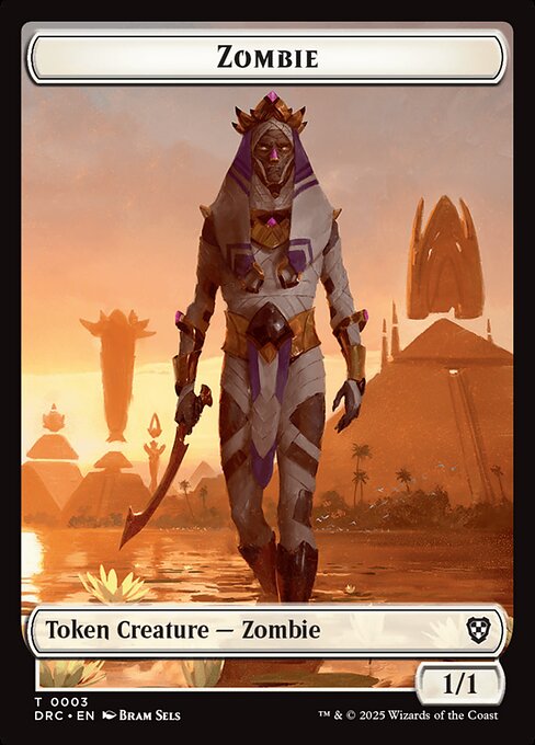 Zombie highlighted card art