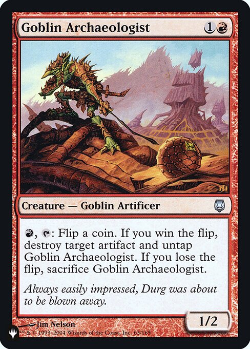 Goblin Archaeologist highlighted card art