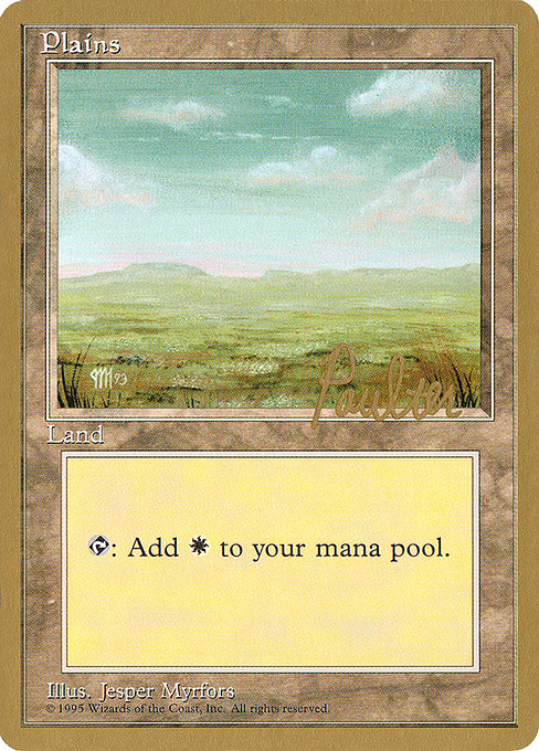 Plains from Pro Tour Collector Set