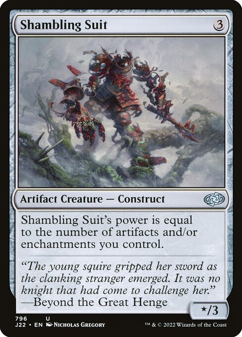 Shambling Suit highlighted card art