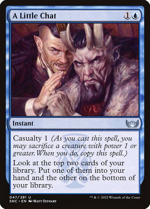 A Little Chat highlighted card art