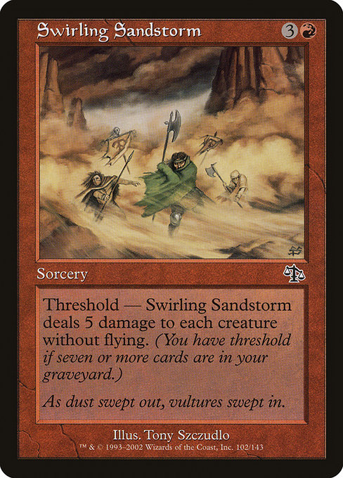 Swirling Sandstorm highlighted card art