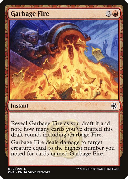 Garbage Fire highlighted card art