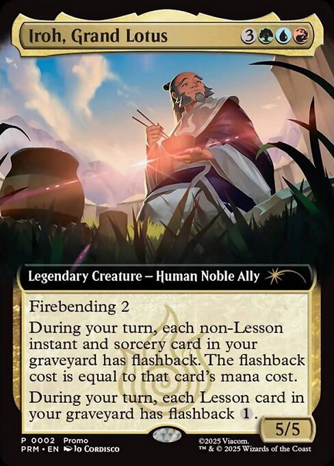 Iroh, Grand Lotus from Media and Collaboration Promos