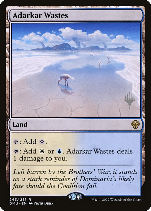 Adarkar Wastes from Dominaria United Promos