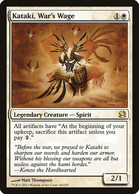 Kataki, War's Wage from Modern Masters