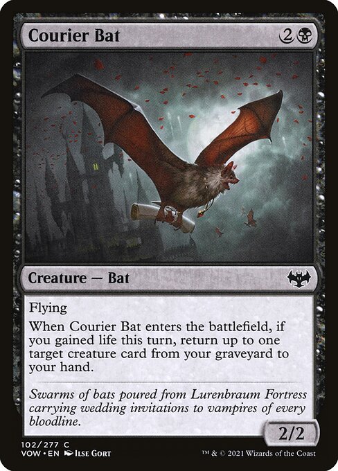 Courier Bat from Innistrad: Crimson Vow