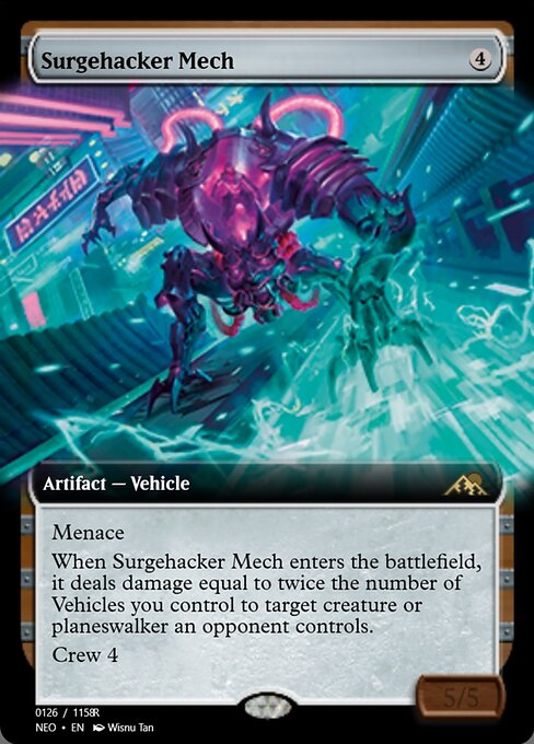 Surgehacker Mech highlighted card art