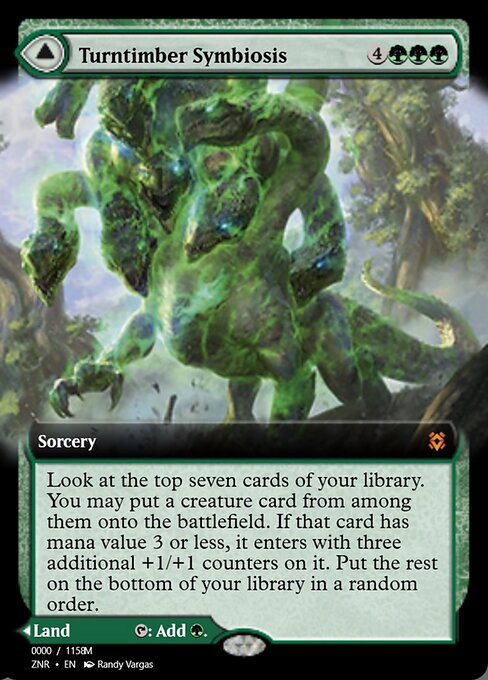 Turntimber Symbiosis // Turntimber, Serpentine Wood highlighted card art