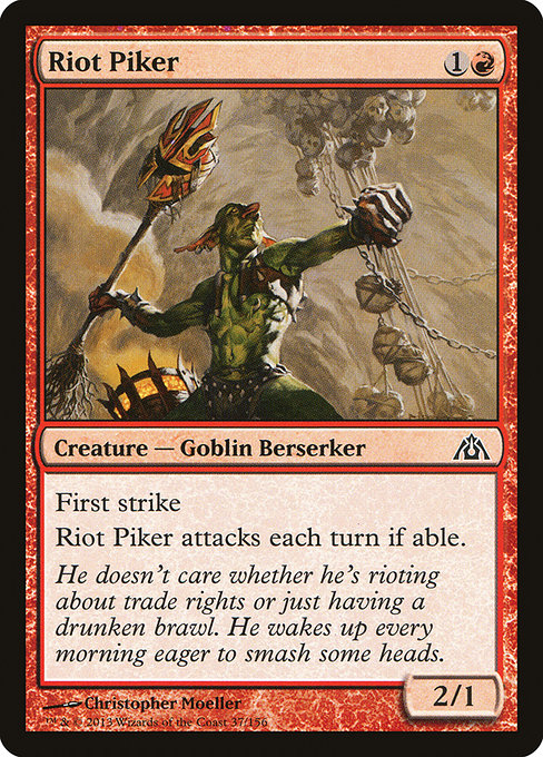 Riot Piker highlighted card art