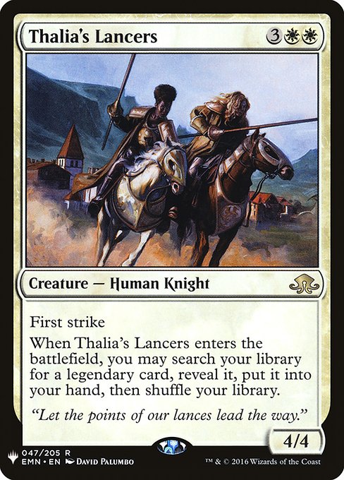 Thalia's Lancers from The List