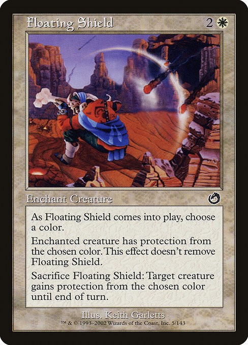 Floating Shield highlighted card art