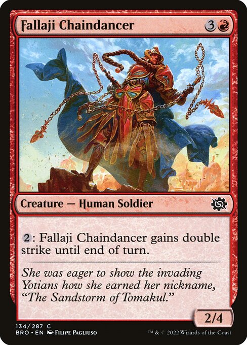 Fallaji Chaindancer highlighted card art