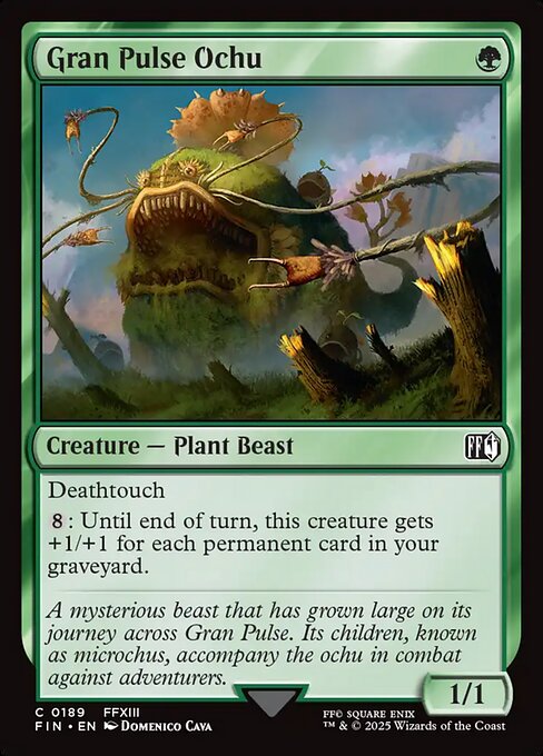 Gran Pulse Ochu highlighted card art