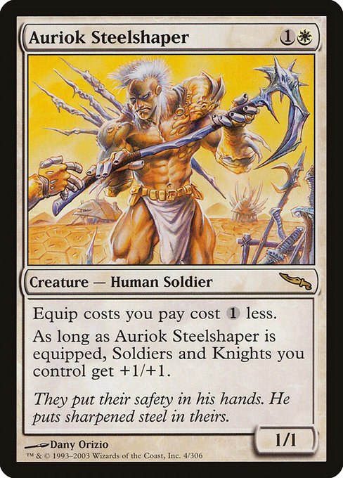 Auriok Steelshaper highlighted card art