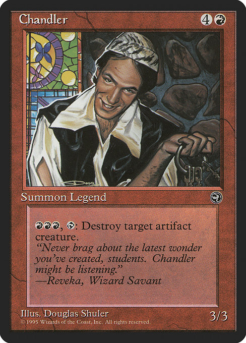 Chandler highlighted card art