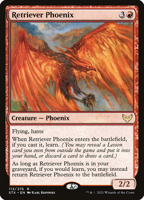 Retriever Phoenix from Strixhaven: School of Mages