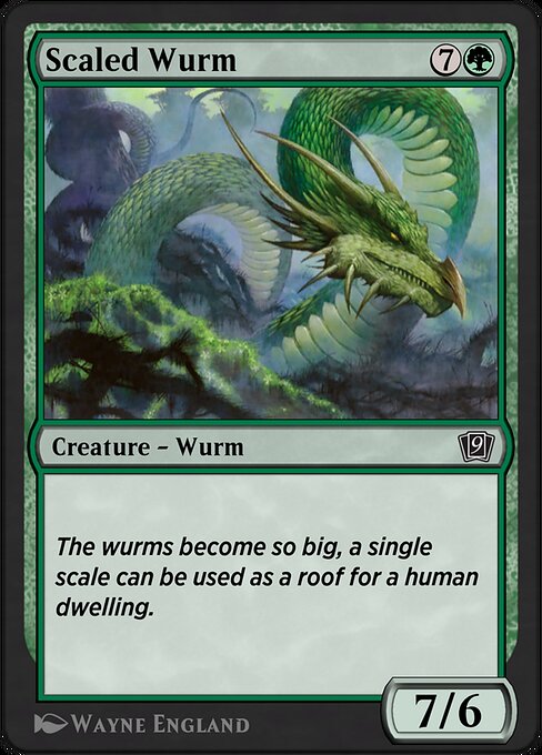 Scaled Wurm highlighted card art