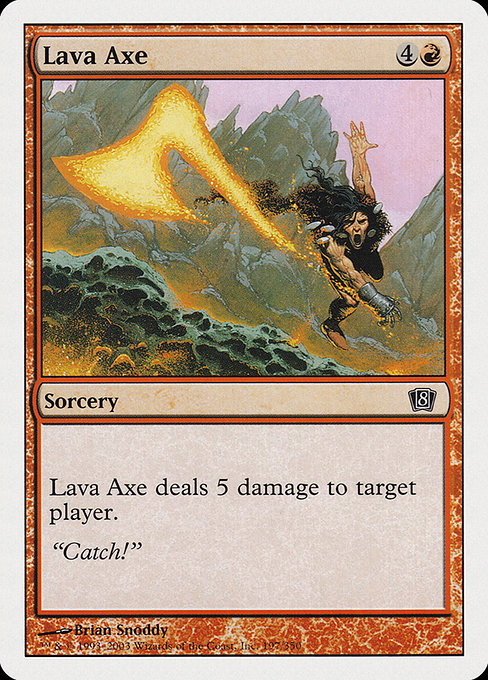 Lava Axe from Eighth Edition