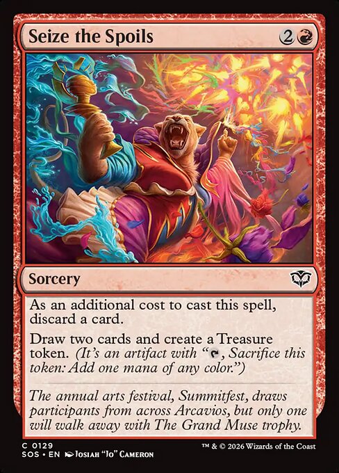Seize the Spoils from Secrets of Strixhaven