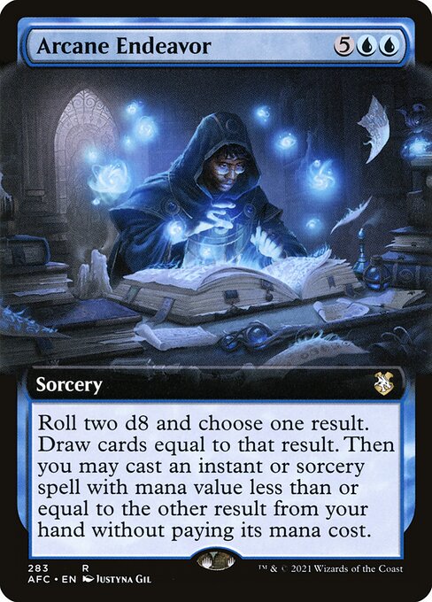 Arcane Endeavor highlighted card art