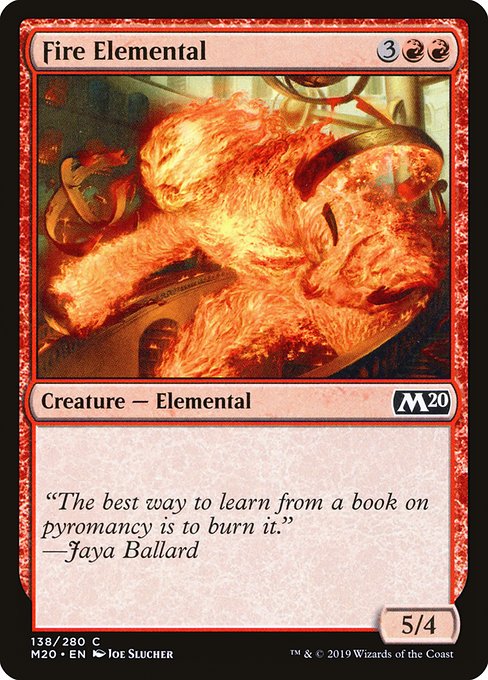 Fire Elemental from Core Set 2020