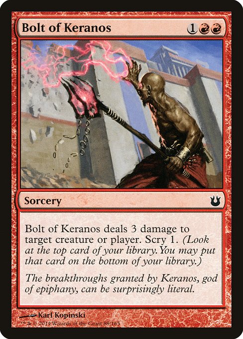 Bolt of Keranos highlighted card art