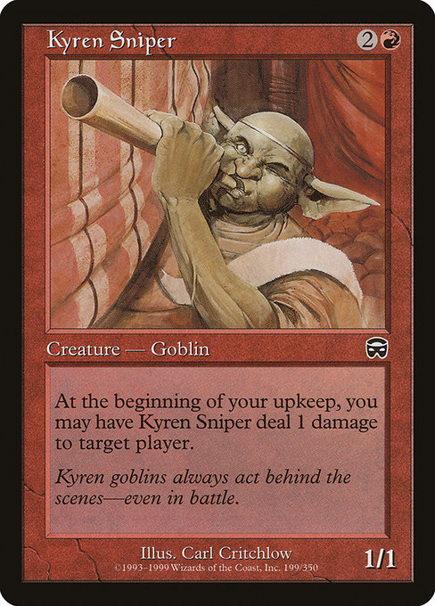 Kyren Sniper highlighted card art