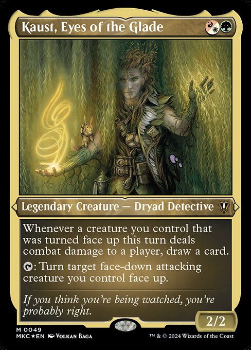 Kaust, Eyes of the Glade highlighted card art