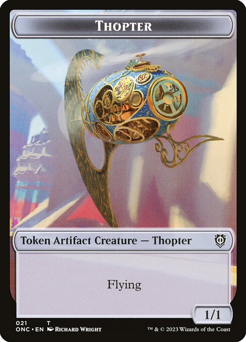 Thopter from Phyrexia: All Will Be One Commander Tokens