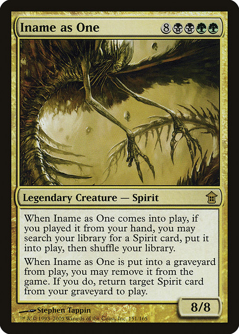 Iname as One highlighted card art