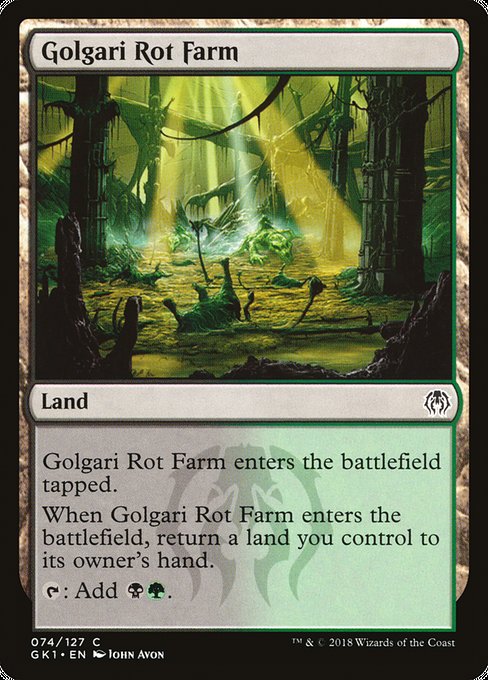 Golgari Rot Farm from GRN Guild Kit