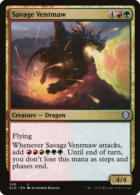 Savage Ventmaw from Starter Commander Decks