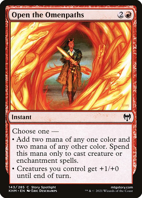 Open the Omenpaths highlighted card art