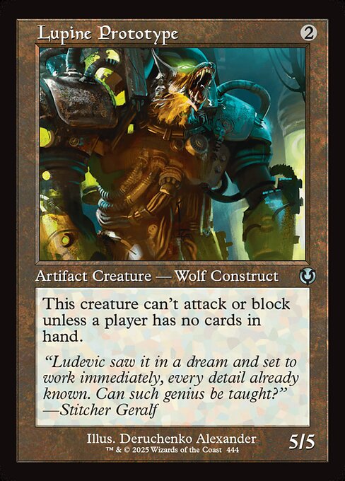 Lupine Prototype highlighted card art